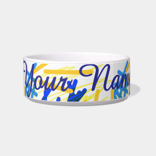 Modern Abstract Festive Paint Splash Bowl