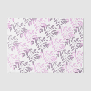 Modern abstract floral botanical leaf tissue paper