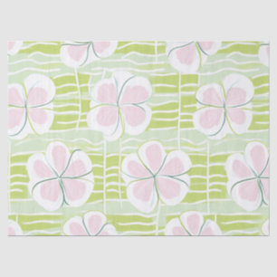 Modern Abstract Floral Line Pattern (9) Tissue Paper