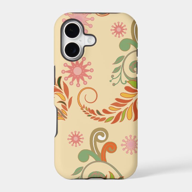 Modern Abstract Floral Pattern (Back)