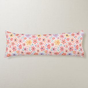 Modern Abstract Floral Pattern Body Cushion