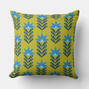 Modern Abstract Floral Pillow design