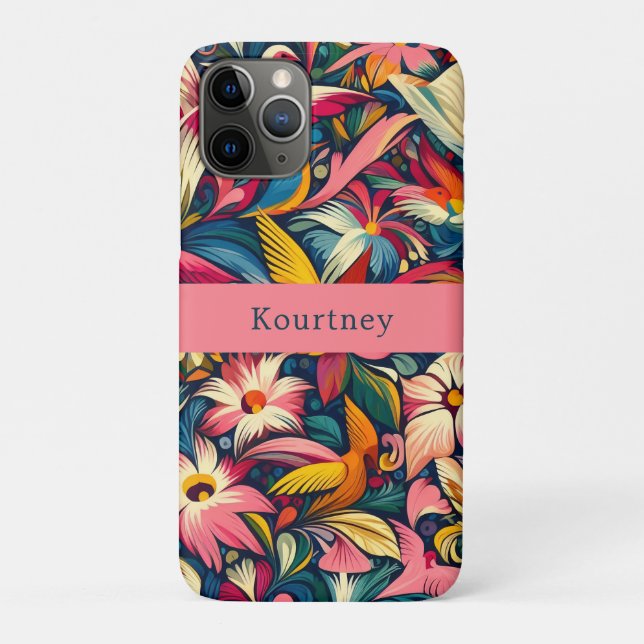 Modern abstract garden art Case-Mate iPhone case (Back)