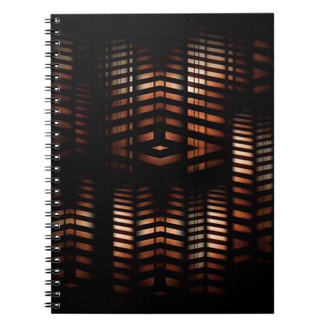 Modern Abstract Gears Notebook (Front)