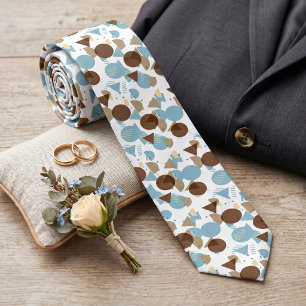 Modern Abstract Geometric 50s Art Pattern Tie