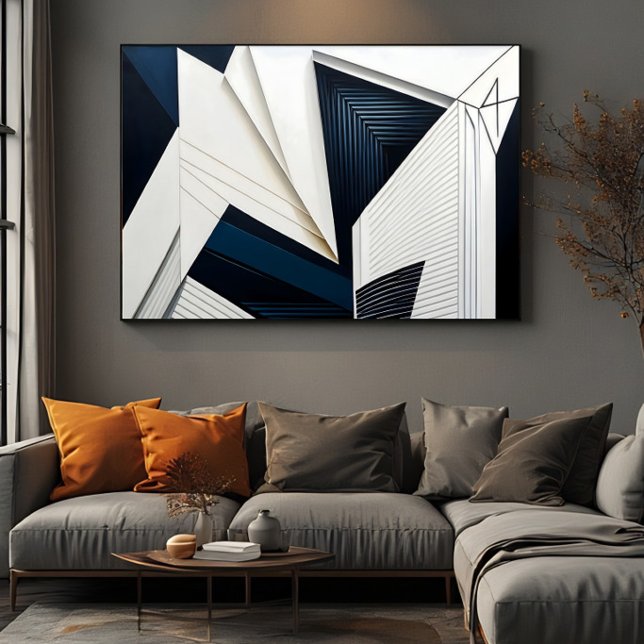 Modern Abstract Geometric Architecture Poster (Creator Uploaded)