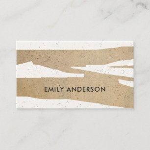 MODERN ABSTRACT GEOMETRIC ART CERAMIC TEXTURE BUSINESS CARD