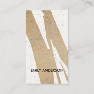 MODERN ABSTRACT GEOMETRIC ART CERAMIC TEXTURE BUSINESS CARD