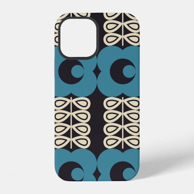 Modern abstract geometric background with stylised iPhone case (Back)