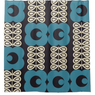 Modern abstract geometric background with stylised shower curtain