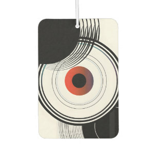 Modern Abstract Geometric Circles Minimalist Art Car Air Freshener