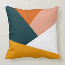 Modern abstract geometric colour block pattern