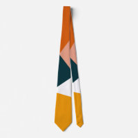 Modern abstract geometric colour block pattern