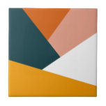 Modern abstract geometric colour block pattern tile<br><div class="desc">Colourful geometric combination.</div>