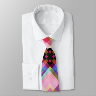 Modern Abstract Geometric Design Tie