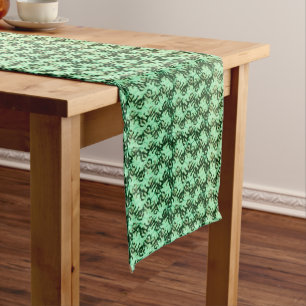 Modern abstract geometric digital pattern 1250 medium table runner