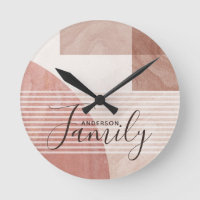 Modern Abstract Geometric Marble Custom Family