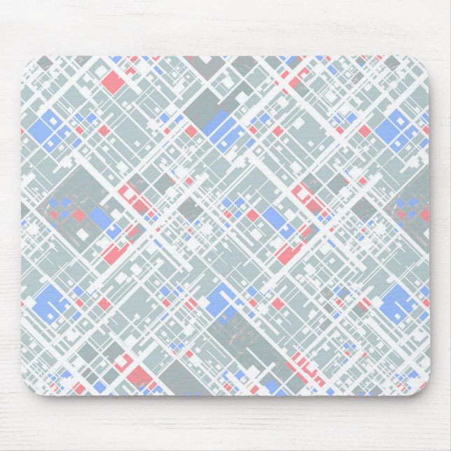 Modern abstract geometric. mouse mat (Front)