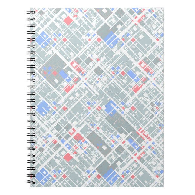 Modern abstract geometric. notebook (Front)