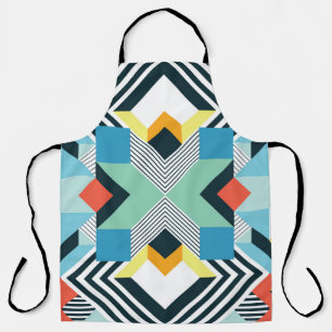 Modern Abstract Geometric Pattern. Apron
