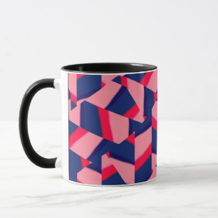 Modern Abstract Geometric Pattern Coffee Mug