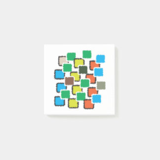 Modern Abstract Geometric Pattern Post-it Notes