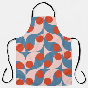 Modern abstract geometric seamless pattern with ci apron