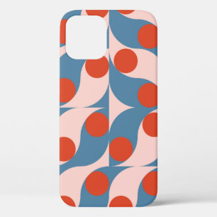 Modern abstract geometric seamless pattern with ci iPhone 12 case