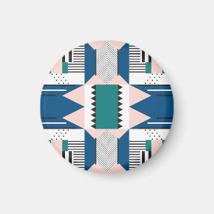 Modern Abstract: Geometric Seamless Style Magnet