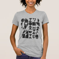 Modern Abstract Geometric Shapes | Black and White