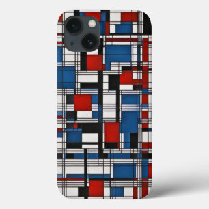 Modern Abstract Geometric Wall Art iPhone 13 Case