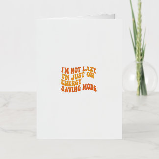 Modern Abstract Graphic Art for T-shirts & Gifts Foil Greeting Card