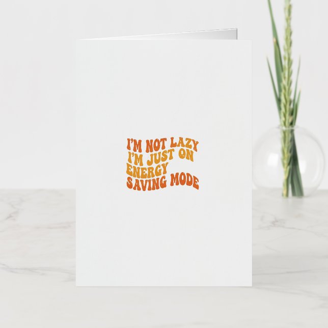 Modern Abstract Graphic Art for T-shirts & Gifts Foil Greeting Card (Front)