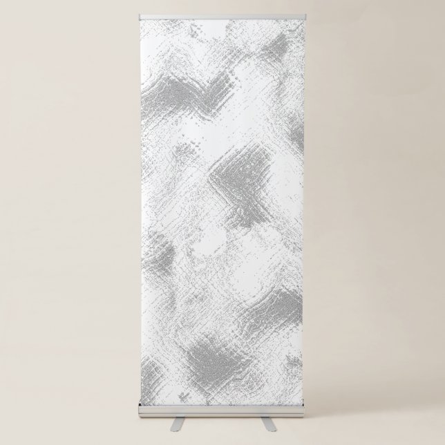 Modern Abstract Grey Banner | Luxe Minimal Display (Front)
