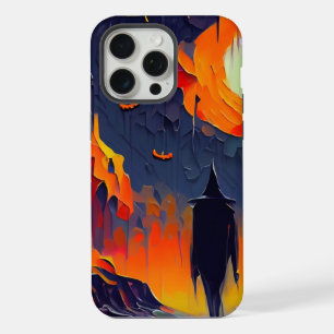 Modern Abstract Halloween Night iPhone 15 Pro Max Case
