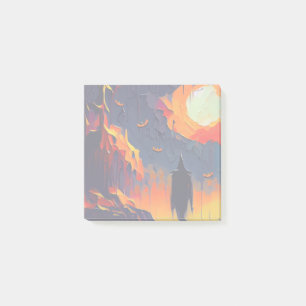Modern Abstract Halloween Night Post-it Notes