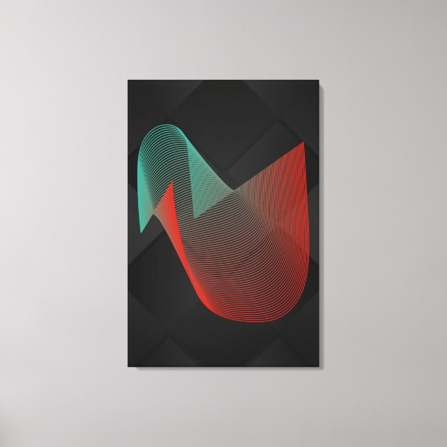 Modern, Abstract, Home Decor, Bird Canvas Print (Front)
