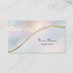 Modern Abstract Iridescent Business Card