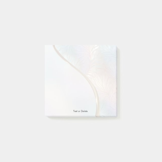 Modern Abstract Iridescent Post it Notes (Front)