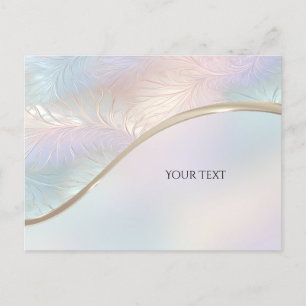 Modern Abstract Iridescent Postcard