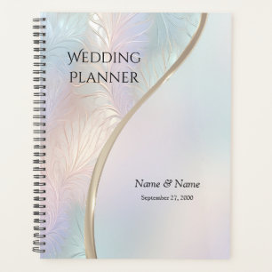 Modern Abstract Iridescent Wedding Planner