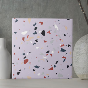 Modern Abstract Italian Terrazzo Seamless Pattern Tile
