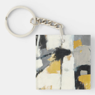 Modern Abstract Key Ring