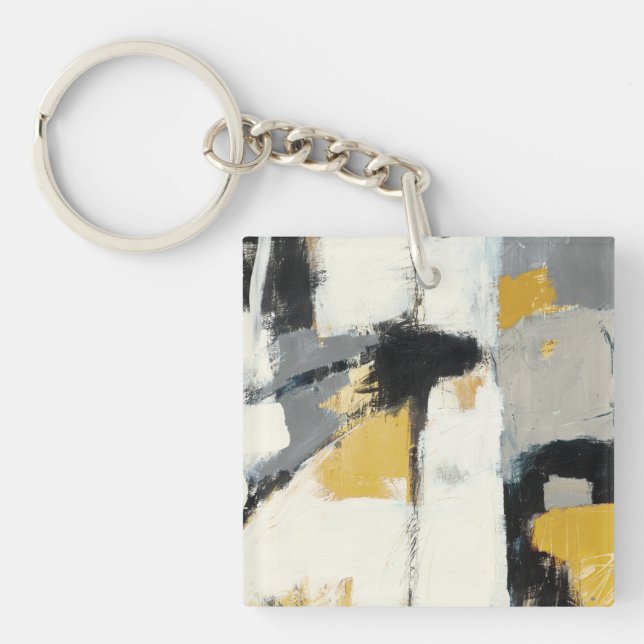 Modern Abstract Key Ring (Front)