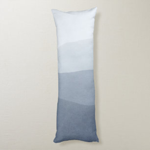 Modern Abstract Landscape Tranquil Grey Tones Body Cushion
