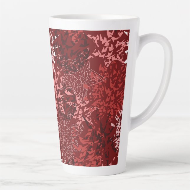 Modern Abstract  Latte Mug (Right)