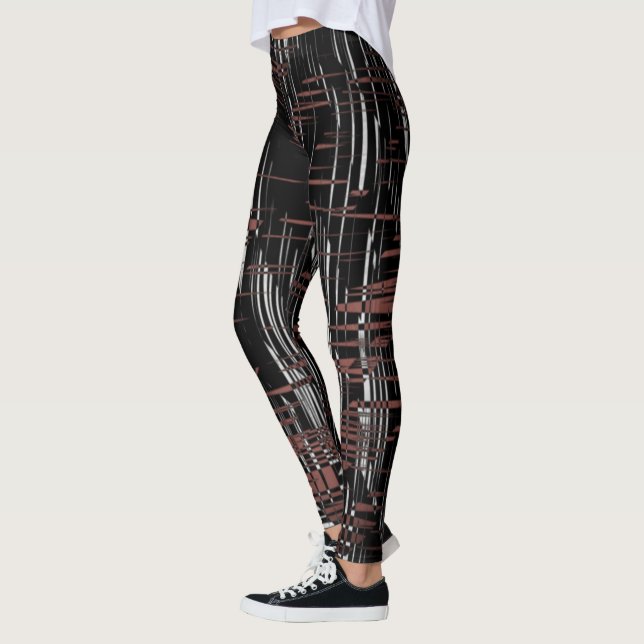 Modern Abstract Leggings (Left)