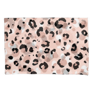 Modern Abstract Leopard Animal Print Pillowcase