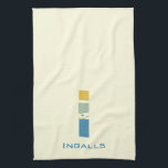 Modern Abstract Letter I Monogram Initial Tea Towel<br><div class="desc">Tea towel featuring an abstract modern monogram.</div>