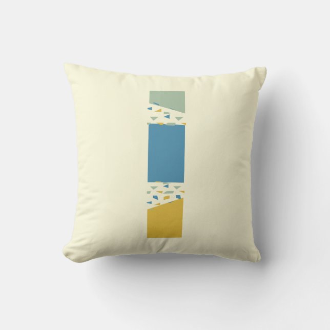 Modern Abstract Letter L Monogram Initial Cushion (Front)